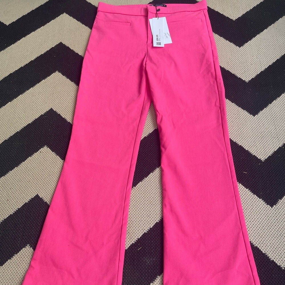 pink ZARA pants